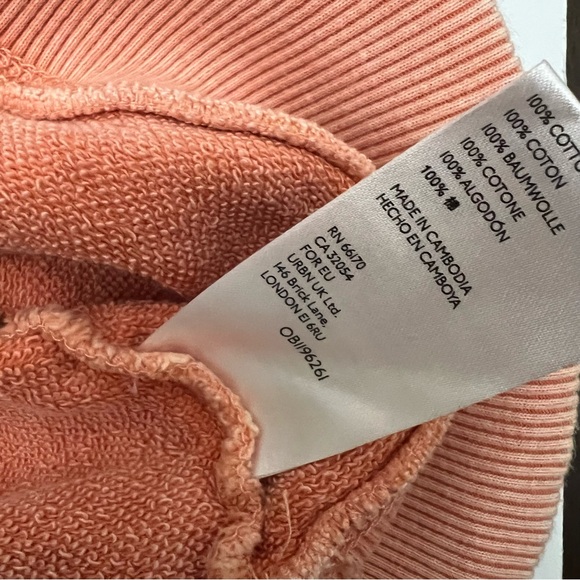 Pilcro by Anthropologie Donna Boatneck Tunic Terry Sweatshirt Small - Picture 5 of 9